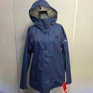 NWT - The North Face DryVent Hooded Rain/Wind Jacket Shady Blue - Women's XXL